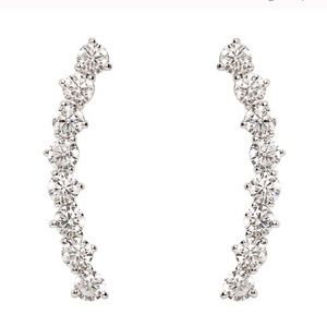 Diamond Ear Crawler Earrings